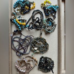 Lot of 9 Chloe + Isabel Wrap Bracelets / Necklaces